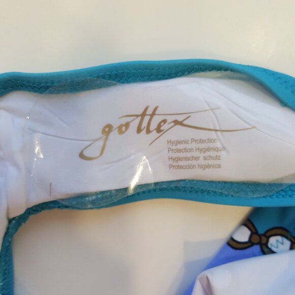 GOTTEX ! MODERN SHADES ONE SHOULDER ONE PIECE SWIMSUIT ( US/6 ) - Picture 9 of 9